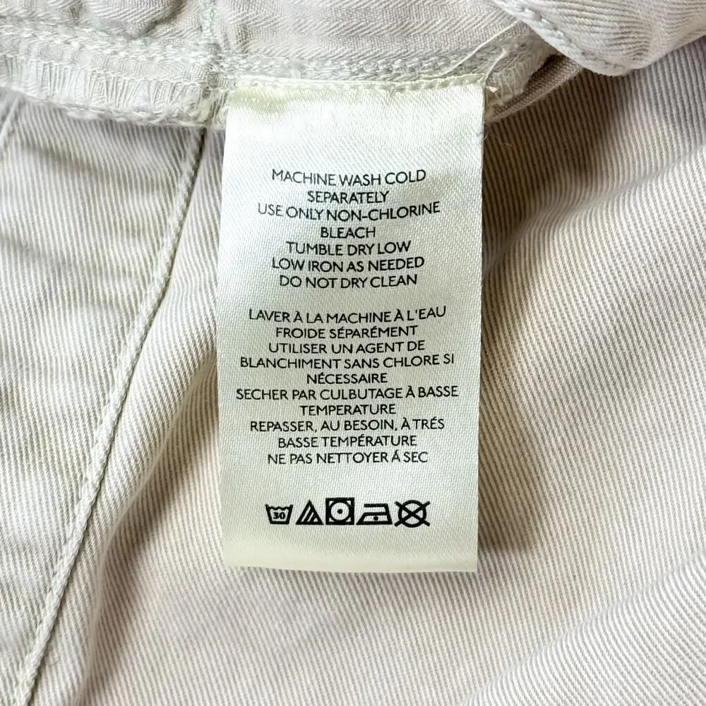 Free People After Love Cuff Tan Baggy Pants - Size L